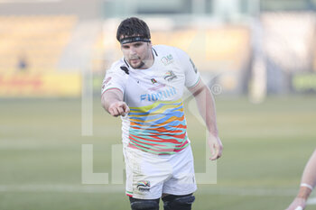 2022-01-22 - David Sisi (Zebre) - ZEBRE RUGBY CLUB VS WORCESTER WARRIORS - CHALLENGE CUP - RUGBY