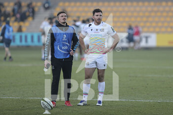 2022-01-22 - Carlo Canna beside Timothy O’Malley (Zebre) - ZEBRE RUGBY CLUB VS WORCESTER WARRIORS - CHALLENGE CUP - RUGBY