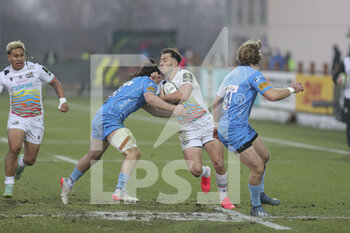 2022-01-22 - Erich Cronjé (Zebre) in action - ZEBRE RUGBY CLUB VS WORCESTER WARRIORS - CHALLENGE CUP - RUGBY