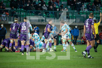 2022-01-15 - Michele Lamaro happiness(Benetton Rugby) - BENETTON RUGBY VS DRAGONS - CHALLENGE CUP - RUGBY