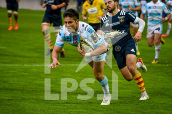 2022-04-09 - Tomas Albornoz (Treviso) scored a try - BENETTON RUGBY VS USA PERPIGNAN - CHALLENGE CUP - RUGBY