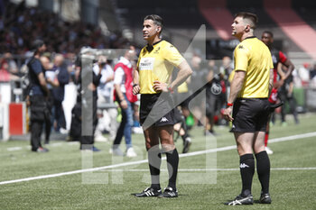 14/05/2022 - Referee Frank MURPHY during the EPCR Challenge Cup, Semi Finals rugby union match between LOU Rugby (Lyon) and Wasps on May 14, 2022 at Matmut Stadium Gerland in Lyon, France - LOU RUGBY (LYON) AND WASPS - CHALLENGE CUP - RUGBY