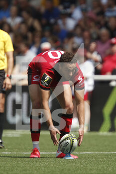 14/05/2022 - Leo BERDEU of Lyon during the EPCR Challenge Cup, Semi Finals rugby union match between LOU Rugby (Lyon) and Wasps on May 14, 2022 at Matmut Stadium Gerland in Lyon, France - LOU RUGBY (LYON) AND WASPS - CHALLENGE CUP - RUGBY