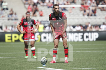 14/05/2022 - Leo BERDEU of Lyon during the EPCR Challenge Cup, Semi Finals rugby union match between LOU Rugby (Lyon) and Wasps on May 14, 2022 at Matmut Stadium Gerland in Lyon, France - LOU RUGBY (LYON) AND WASPS - CHALLENGE CUP - RUGBY