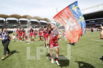 14/05/2022 - Baptiste COUILLOUD of Lyon during the EPCR Challenge Cup, Semi Finals rugby union match between LOU Rugby (Lyon) and Wasps on May 14, 2022 at Matmut Stadium Gerland in Lyon, France - LOU RUGBY (LYON) AND WASPS - CHALLENGE CUP - RUGBY