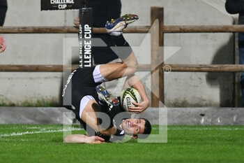 10/12/2022 - try for toulon scored by Gael Drean - PARME ZEBRE VS TOULON - CHALLENGE CUP - RUGBY