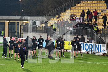 10/12/2022 - toulon greets the fans at the end of the game - PARME ZEBRE VS TOULON - CHALLENGE CUP - RUGBY