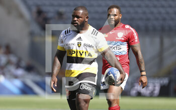15/05/2022 - Dany Priso of La Rochelle, Virimi Vakatawa of Racing 92 during the European Rugby Champions Cup, Semi-finals rugby union match between Racing 92 and Stade Rochelais (La Rochelle) on May 15, 2022 at Stade Bollaert-Delelis in Lens, France - RACING 92 AND STADE ROCHELAIS (LA ROCHELLE) - HEINEKEN CHAMPIONS CUP - RUGBY