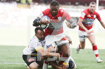 15/05/2022 - Virimi Vakatawa of Racing 92 scores a try during the European Rugby Champions Cup, Semi-finals rugby union match between Racing 92 and Stade Rochelais (La Rochelle) on May 15, 2022 at Stade Bollaert-Delelis in Lens, France - RACING 92 AND STADE ROCHELAIS (LA ROCHELLE) - HEINEKEN CHAMPIONS CUP - RUGBY