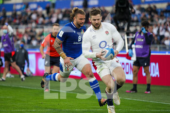 2022-02-13 - Elliot Daly (England) - 2022 SIX NATIONS - ITALY VS ENGLAND - SIX NATIONS - RUGBY