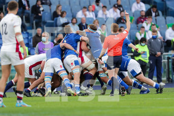 2022-02-13 - maul Italy - 2022 SIX NATIONS - ITALY VS ENGLAND - SIX NATIONS - RUGBY