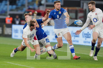2022-02-13 - Max Malins (England) - 2022 SIX NATIONS - ITALY VS ENGLAND - SIX NATIONS - RUGBY