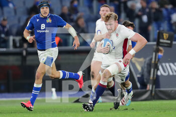 2022-02-13 - Ollie Chessum (England) - 2022 SIX NATIONS - ITALY VS ENGLAND - SIX NATIONS - RUGBY