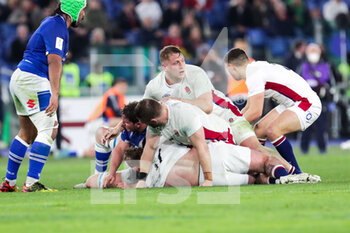 2022-02-13 - ruck England - 2022 SIX NATIONS - ITALY VS ENGLAND - SIX NATIONS - RUGBY