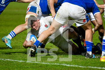 2022-02-11 - Toby Knight (England) in action - 2022 SIX NATIONS UNDER 20 - ITALY VS ENGLAND - SIX NATIONS - RUGBY