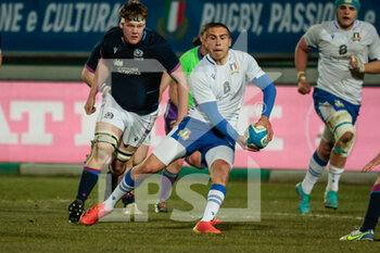 2022-03-11 - Francois Carlo Mey (Italy) - 2022 SIX NATIONS UNDER 20 - ITALY VS SCOTLAND - SIX NATIONS - RUGBY