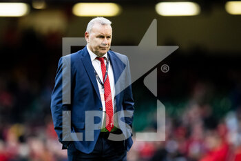 2022-02-12 - Head Coach Wayne Pivac of Wales before the Six Nations 2022, rugby union match between Wales and Scotland on February 12, 2022 at Principality Stadium in Cardiff, Wales - SIX NATIONS 2022 - WALES VS SCOTLAND - SIX NATIONS - RUGBY