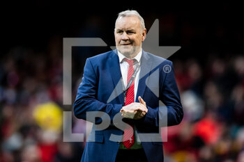 2022-02-12 - Head Coach Wayne Pivac of Wales before the Six Nations 2022, rugby union match between Wales and Scotland on February 12, 2022 at Principality Stadium in Cardiff, Wales - SIX NATIONS 2022 - WALES VS SCOTLAND - SIX NATIONS - RUGBY