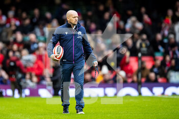 2022-02-12 - Head Coach Gregor Townsend of Scotland before the Six Nations 2022, rugby union match between Wales and Scotland on February 12, 2022 at Principality Stadium in Cardiff, Wales - SIX NATIONS 2022 - WALES VS SCOTLAND - SIX NATIONS - RUGBY