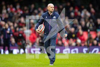 2022-02-12 - Head Coach Gregor Townsend of Scotland before the Six Nations 2022, rugby union match between Wales and Scotland on February 12, 2022 at Principality Stadium in Cardiff, Wales - SIX NATIONS 2022 - WALES VS SCOTLAND - SIX NATIONS - RUGBY