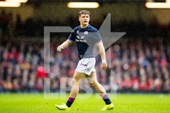 2022-02-12 - Darcy Graham of Scotland during the Six Nations 2022, rugby union match between Wales and Scotland on February 12, 2022 at Principality Stadium in Cardiff, Wales - SIX NATIONS 2022 - WALES VS SCOTLAND - SIX NATIONS - RUGBY