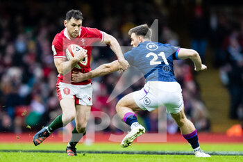 2022-02-12 - Tomos Williams of Wales during the Six Nations 2022, rugby union match between Wales and Scotland on February 12, 2022 at Principality Stadium in Cardiff, Wales - SIX NATIONS 2022 - WALES VS SCOTLAND - SIX NATIONS - RUGBY