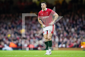 2022-02-12 - Owen Watkin of Wales during the Six Nations 2022, rugby union match between Wales and Scotland on February 12, 2022 at Principality Stadium in Cardiff, Wales - SIX NATIONS 2022 - WALES VS SCOTLAND - SIX NATIONS - RUGBY