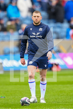 2022-02-26 - Scotland's Finn Russell during the warm up before the Six Nations 2022, rugby union match between Scotland and France on February 26, 2022 at BT Murrayfield Stadium in Edinburgh, Scotland - SIX NATIONS 2022 - SCOTLAND VS FRANCE - SIX NATIONS - RUGBY