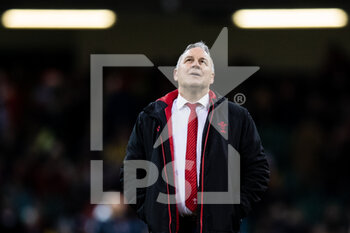 2022-03-11 - Wales head coach Wayne Pivac before the Six Nations 2022 rugby union match between Wales and France on March 11, 2022 at Principality Stadium in Cardiff, Wales - SIX NATIONS 2022 - WALES VS FRANCE - SIX NATIONS - RUGBY