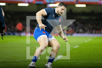 2022-03-11 - Julien Marchand of France warms up during the Six Nations 2022 rugby union match between Wales and France on March 11, 2022 at Principality Stadium in Cardiff, Wales - SIX NATIONS 2022 - WALES VS FRANCE - SIX NATIONS - RUGBY