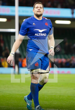 2022-03-11 - Paul Willemse of France celebrates after the Six Nations 2022 rugby union match between Wales and France on March 11, 2022 at Principality Stadium in Cardiff, Wales - SIX NATIONS 2022 - WALES VS FRANCE - SIX NATIONS - RUGBY
