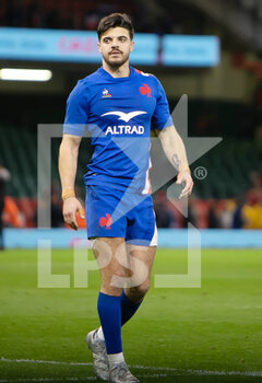 2022-03-11 - Romain Ntamack of France celebrates after the Six Nations 2022 rugby union match between Wales and France on March 11, 2022 at Principality Stadium in Cardiff, Wales - SIX NATIONS 2022 - WALES VS FRANCE - SIX NATIONS - RUGBY