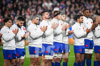 2022-03-20 - Team of France during the Six Nations 2022 rugby union match between France and England on March 19, 2022 at Stade de France in Saint-Denis, France - SIX NATIONS 2022 - FRANCE VS ENGLAND - SIX NATIONS - RUGBY