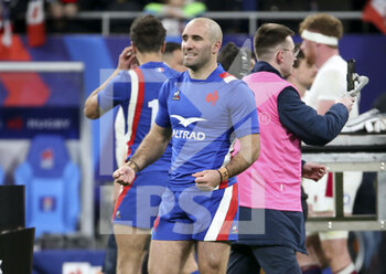 2022-03-20 - Maxime Lucu of France celebrates the Grand Slam victory following the Six Nations 2022 rugby union match between France and England on March 19, 2022 at Stade de France in Saint-Denis near Paris, France - SIX NATIONS 2022 - FRANCE VS ENGLAND - SIX NATIONS - RUGBY
