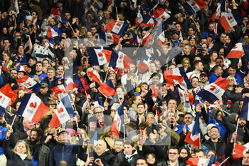 2022-03-20 - French audience during the Six Nations 2022 rugby union match between France and England on March 19, 2022 at Stade de France in Saint-Denis, France - SIX NATIONS 2022 - FRANCE VS ENGLAND - SIX NATIONS - RUGBY