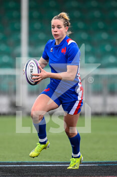 2022-04-10 - France's Marine Menager during the Women’s Six Nations 2022, rugby union match between Scotland and France on April 10, 2022 at Scotstoun Stadium in Glasgow, Scotland - WOMEN’S SIX NATIONS 2022 - SCOTLAND VS FRANCE - SIX NATIONS - RUGBY