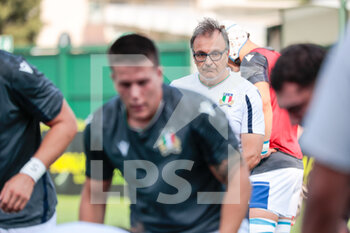 2022-07-12 - Massimo Brunello (Head Coach of Italy) - 2022 U20 6 NATIONS SUMMER SERIES - ITALY VS ENGLAND - SIX NATIONS - RUGBY