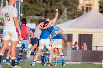 2022-07-12 - Italy happiness after winning the match - 2022 U20 6 NATIONS SUMMER SERIES - ITALY VS ENGLAND - SIX NATIONS - RUGBY