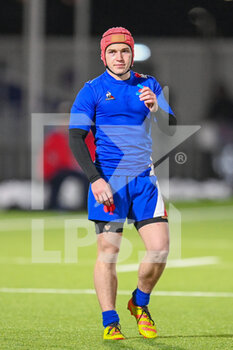 2022-02-25 - France's Baptiste Jauneau during the Under - 20 Six Nations 2022, rugby union match between Scotland and France on February 25, 2022 at the DAM Healthcare Stadium in Edinburgh, Scotland - UNDER - 20 SIX NATIONS 2022 - SCOTLAND VS FRANCE - WORLD CUP - RUGBY