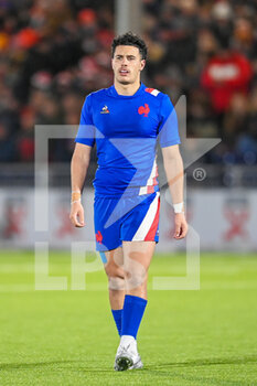 2022-02-25 - France's Louis Le Brun during the Under - 20 Six Nations 2022, rugby union match between Scotland and France on February 25, 2022 at the DAM Healthcare Stadium in Edinburgh, Scotland - UNDER - 20 SIX NATIONS 2022 - SCOTLAND VS FRANCE - WORLD CUP - RUGBY