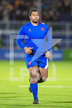 2022-02-25 - France's Thomas Cretu during the Under - 20 Six Nations 2022, rugby union match between Scotland and France on February 25, 2022 at the DAM Healthcare Stadium in Edinburgh, Scotland - UNDER - 20 SIX NATIONS 2022 - SCOTLAND VS FRANCE - WORLD CUP - RUGBY