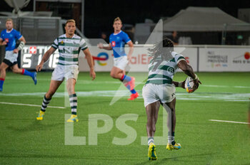 2022-07-06 - Tapiwa TSOMONDO during the Rugby Africa Cup 2022, World Cup 2023 Qualifiers, Semi Final rugby union match between Namibia and Zimbabwe on July 6, 2022 at Maurice David stadium in Aix-en-Provence, France - RUGBY - WORLD CUP 2023 - QUALIFIERS - NAMIBIA V ZIMBABWE - WORLD CUP - RUGBY