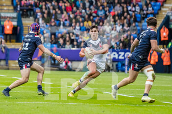 22/10/2022 - Herbie Farnworth for England during the 2022 Rugby League World Cup, rugby league match between England and France on October 22, 2022 at the University of Bolton Stadium in Bolton, England - RUGBY LEAGUE - WORLD CUP 2022 - ENGLAND V FRANCE - WORLD CUP - RUGBY