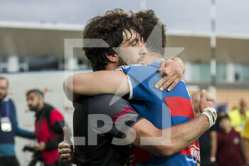 2022-05-28 - I due capitani Andrea Trotta e Matteo Ferro - PETRARCA PADOVA VS ROVIGO RUGBY - ITALIAN SERIE A ELITE - RUGBY