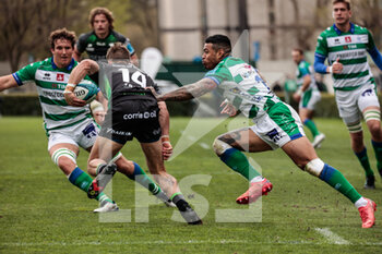 2022-04-02 - John Porch (Connacht Rugby) and Monty Ioane (Benetton Rugby) - BENETTON RUGBY VS CONNACHT RUGBY - UNITED RUGBY CHAMPIONSHIP - RUGBY