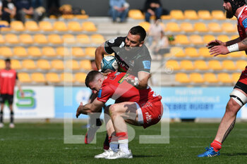 2022-03-26 - Guglielmo Palazzani (zebre) and Gareth Davies (Scarlets) - ZEBRE RUGBY CLUB VS SCARLETS - UNITED RUGBY CHAMPIONSHIP - RUGBY