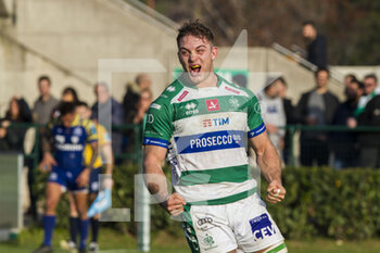 24/12/2022 - Lorenzo Cannone Celebrate try - BENETTON RUGBY VS ZEBRE RUGBY CLUB - UNITED RUGBY CHAMPIONSHIP - RUGBY