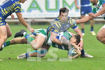 31/12/2022 - matteo minozzi (benetton) and   eunrico lucchin (zebre) - ZEBRE RUGBY VS BENETTON TREVISO - UNITED RUGBY CHAMPIONSHIP - RUGBY