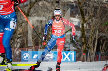 2022-12-17 - CHEVALIER-BOUCHET Anai during the BMW IBU World Cup 2022, Annecy - Le Grand-Bornand, Women's 10 Km Pursuit, on December 17, 2022 in Le Grand-Bornand, France - BIATHLON - WORLD CUP - LE GRAND BORNAND - WOMEN'S 10 KM PURSUIT - BIATHLON - WINTER SPORTS