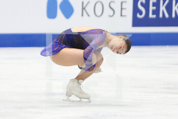 2022-03-25 - Kaori Sakamoto of Japan during the ISU World Figure Skating Championships 2022 on March 25, 2022 at the Sud de France Arena in Montpellier, France - ISU WORLD FIGURE SKATING CHAMPIONSHIPS 2022 - ICE SKATING - WINTER SPORTS